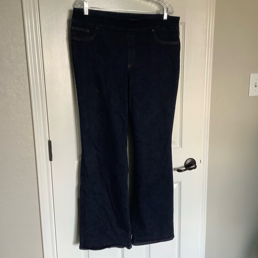 Pull on slim boot cut jeggings